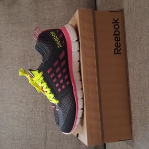 Reebok Z Dual Ride Women's Size 8 Running Shoes Gravel Pink Yellow
